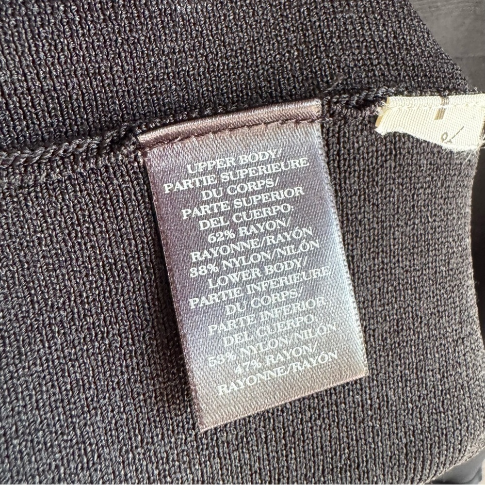 Ann Taylor Fit and Flare Cocktail Dress Sz M Black Fitted Stretch Sleeveless LBD - Picture 8 of 9